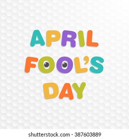 Illustration of April fool's day,first April.