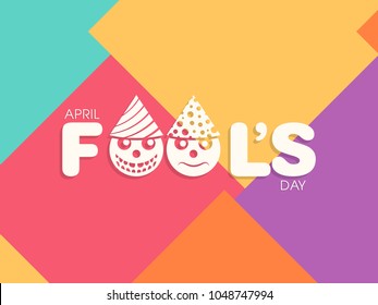 Illustration Of April Fool's Day,first April Vector.