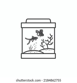 ilustración de acuario, arte vectorial.