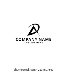 Illustration ar or ra and a or r Cursive Letter Initial Logo Design Template Vector 