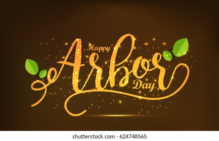 Illustration Of Arbor Day Background.