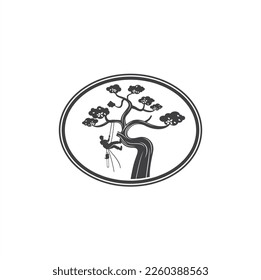 illustration of arborist, tree care skills, vector art.