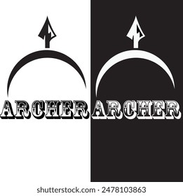 Illustration Archer logo design. This very nice logo