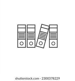 illustration of archive, archive icon, vector art.