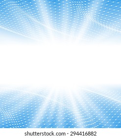 Illustration Area Mesh Polygonal Surface, Geometric Background - Vector