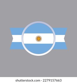 Vorlage für die Flagge Argentiniens