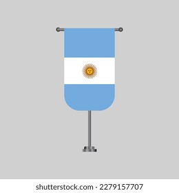 Vorlage für die Flagge Argentiniens