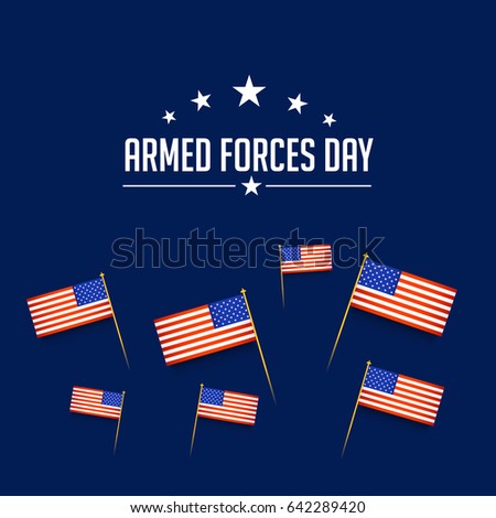 Illustration Of Armed Forces Day.