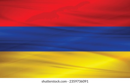 Illustration of Armenia Flag and Editable Vector of Armenia Country Flag