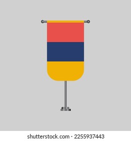 Illustration of Armenia flag Template