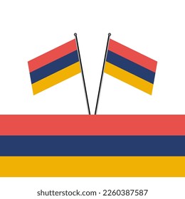 Illustration of Armenia flag Template