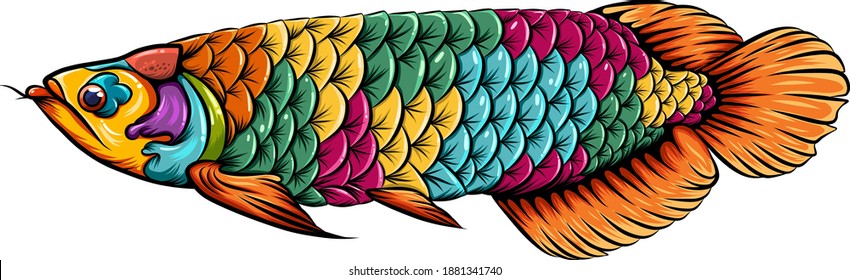 Arowana の画像 写真素材 ベクター画像 Shutterstock