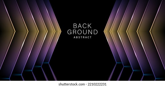 illustration of arrow dark blue curtains gate for ecommerce signs retail shopping, advertisement business agency, ads campaign marketing launching, backdrops space, landing pages, headers webs, motion