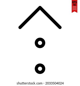 ilustración del icono de diseño de flecha