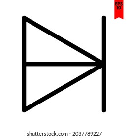 illustration of arrow design icon