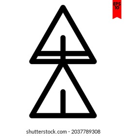 illustration of arrow design icon