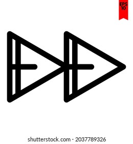 ilustración del icono de diseño de flecha