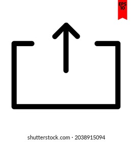 ilustración del icono de diseño de flecha