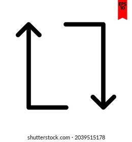 illustration of arrow design icon