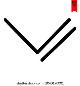 ilustración del icono de diseño de flecha