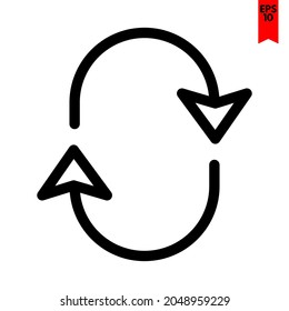 illustration of arrow design icon