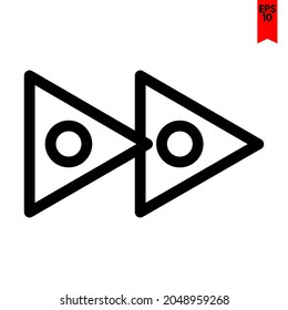 illustration of arrow design icon