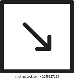 Ilustración del icono de diseño de flecha