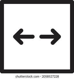 Illustration of arrow design icon