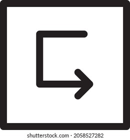 Illustration of arrow design icon