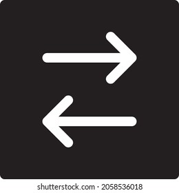 Illustration of arrow design icon