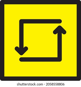 Icono de diseño de flecha