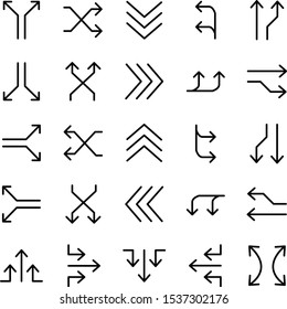 illustration of arrow flat icon 