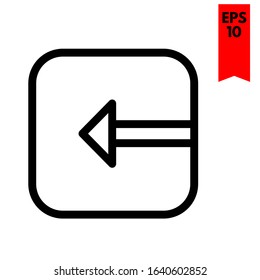 illustration of arrow flat icon