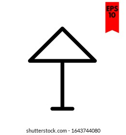 illustration of arrow flat icon