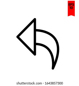 illustration of arrow flat icon