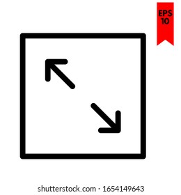 illustration of arrow flat icon