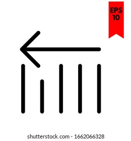illustration of arrow flat icon