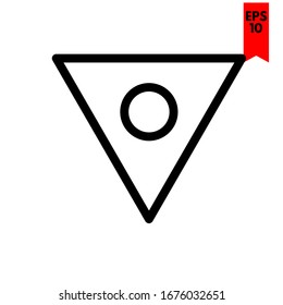 illustration of arrow flat icon