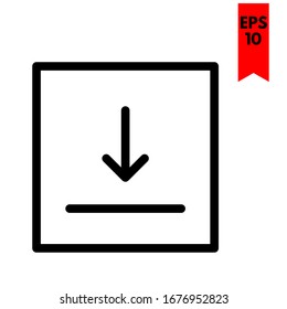 ilustración de icono plano de flecha