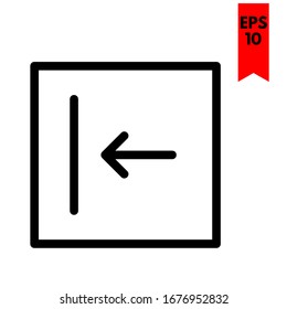 illustration of arrow flat icon