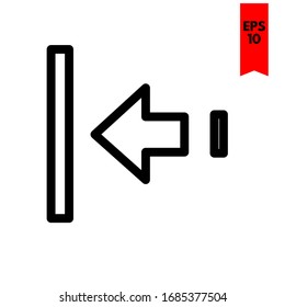 illustration of arrow flat icon
