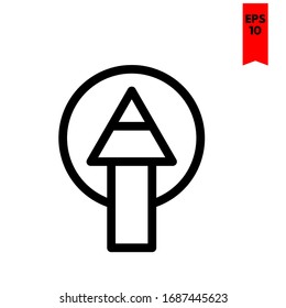 illustration of arrow flat icon