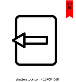 ilustración de icono plano de flecha