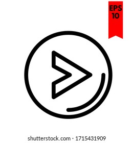 illustration of arrow flat icon