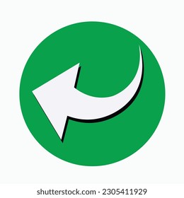 illustration of arrow icon or direction symbol