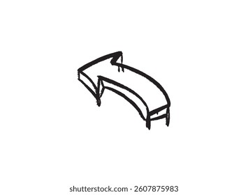 Illustration of an Arrow Spray Graffiti