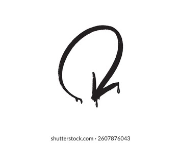 Illustration of an Arrow Spray Graffiti