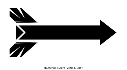 Illustration of arrow symbols for various scribble style functions in set form