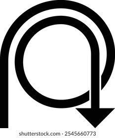 Abbildung der in Richtung weisenden Pfeilvektoren