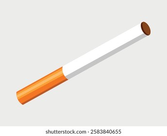 illustration art of cigarette, flat style